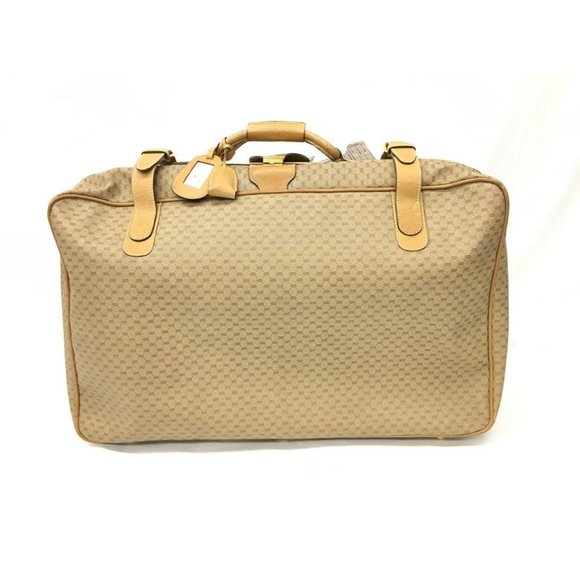 Gucci Large Micro GG Suitcase Luggage Bag 2g62 - Picture 1 of 12